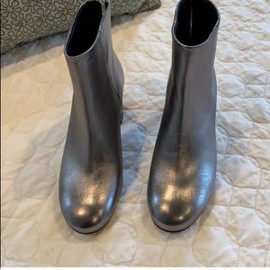 rag & bone silver Drea booties